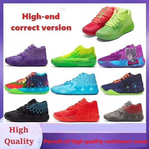 

high basketball quality 2023 shoes melo lamelos mb 1 rick and morty mens basketballs shoes queen city buzz city lamelo ball shoe melos mb 2
