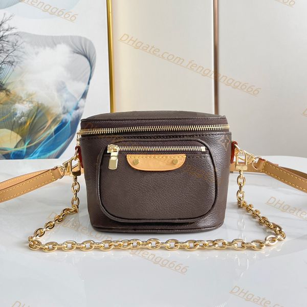 

designers m82335 totes mini bumbag cross body fashion shoulder bags waist bag clutch bags woman leather chest package luis purse luxury outd