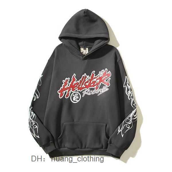 

hellstar hoodie designer hellstar men pullover spiderweb star flash long hip-hop sweatshirts blue red grey black white yoga vintage hoodios