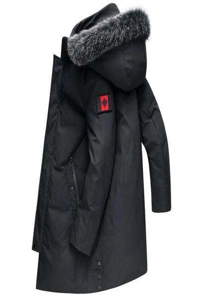

winter jacket men new casual thicken warm 30 degrees cottonpadded jackets men039s hooded windbreaker parka size 8xl 7xl 6xl2711295, Black
