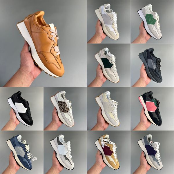 

2023 327 made in japan beige designer skate shoes moonbeam outerspace black grey white blue brown men women sports low sneakers 36-45