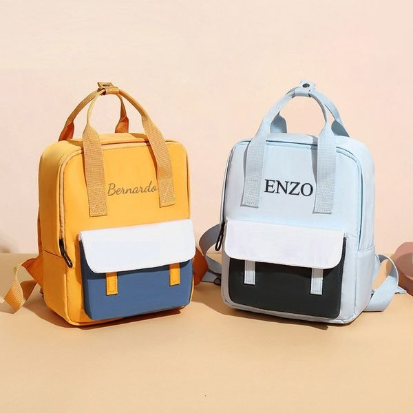 

school bags personalized name cute toddler backpack schoolbag for boys girls kindergarten bag preschool nursery travel with chest clip 23080
