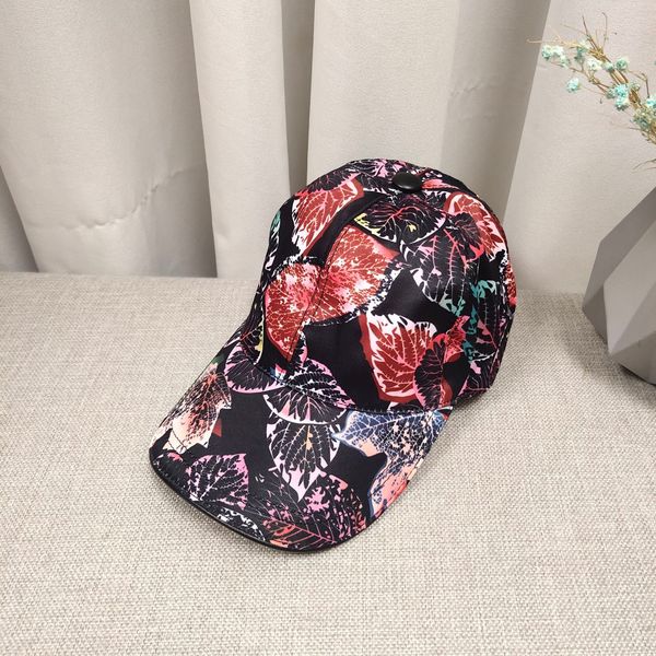 

ball caps all seasons fashion brand black red color flora leaf pattern hat outdoor sport size hats with tags, Blue;gray