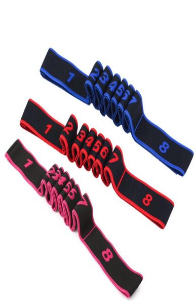 

elasticity yoga pull strap belt stretch out yoga strap flexible loops pilates workouts gym fitness exercise resistance bands p38040573