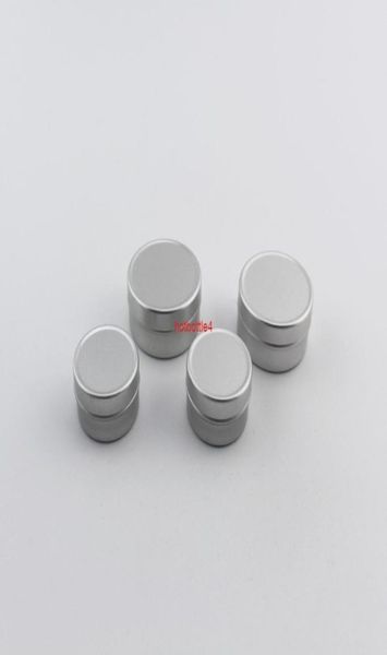 

50pc 5g 10g aluminum empty cosmetic container with lids small lip balm tin solid perfume packaging jar sample bottlegood qualtity4643648