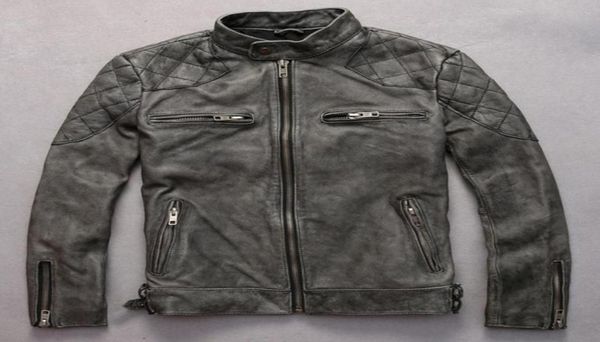 

men039s leather faux arrivals 2021 same stye real men vintage cowskin fashion motorcycle jacket male coats2155932, Black