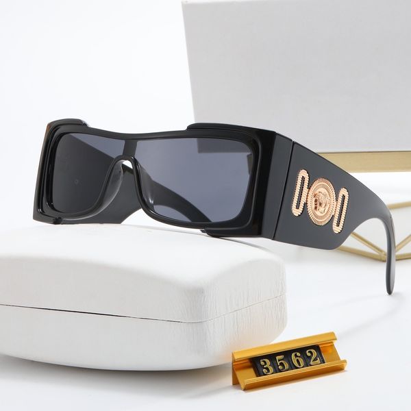 

fashion classic sunglasses for men metal square gold frame uv400 mens vintage style attitude sunglasses protection designer eyewear with box, White;black