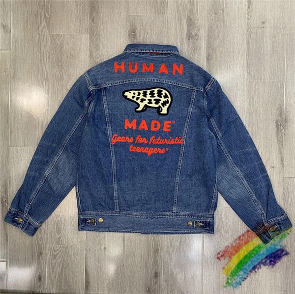 

embroidered denim work jackets men women 1 streetwear fashion cowboy men039s jean jacket6039194, Black;brown