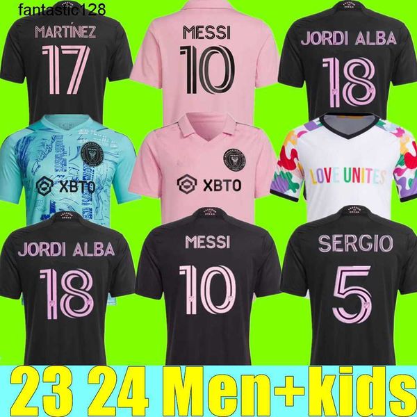 

23 24 inter miami soccer jerseys cf kit sergio jordi alba matuidi higuain jean fray campana yedlin beckham messis mlss 2023 2024 football me, White;black