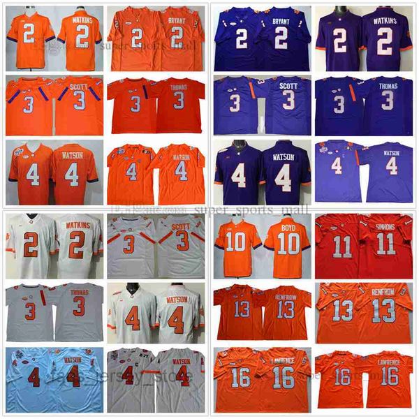 

ncaa clemson tigers college football jersey 9 travis etienne jr. wayne gallman ii 10 ben boulware 11 isaiah simmons 13 hunter renfrow 16 tre, Black