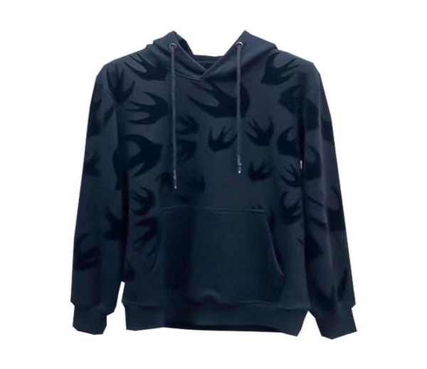 

2022 mens print hoodies streetwear fashion hip hop streetwear oversize hooded sweatshirts graphic sweater jumper men mc swallow9844816, Black