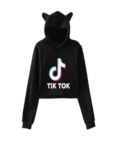 

tik tok bluza kpop spring autumn hoodies hoodie women kawaii sudaderas pullovers cute casual full sleeve solid bluzy8674474, Black