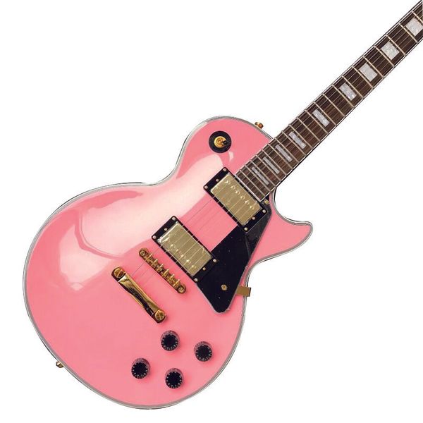 

guitar production plant custom made standard pink electric guitar