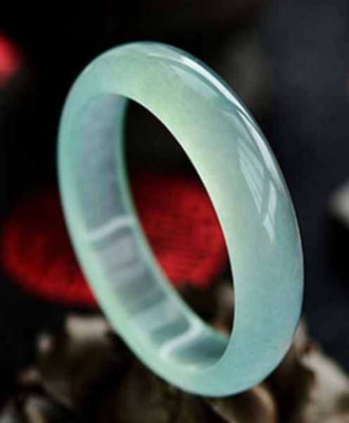 

56mm62mm natural burma jade bangle bracelet jewelry stone fashion gift bangles men women fine factory expert design quality8734925, Black