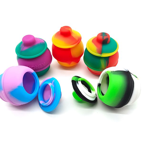 

honey silicone wax oil container 35ml storage box herb cream tobacco accessories