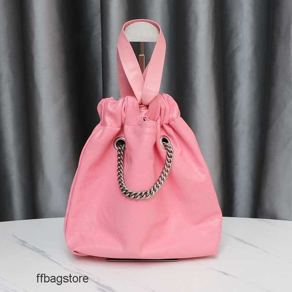 

23 bag cagole large drawstring bags girl tote evening crush garbage cool capacity designer le chain wrap head layer cowhide pleated one shou