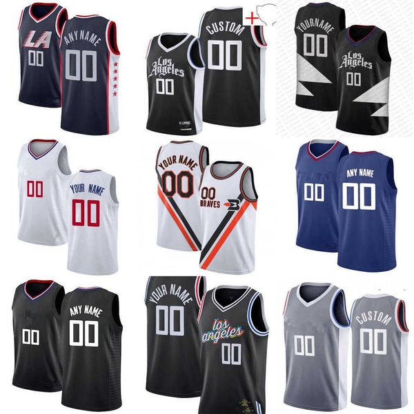 

mens womens youth la''clippers''custom eric gordon 10 bones hyland 5 mason plumlee 44 jason preston 17 ivica zubac 40 ba, Black;red