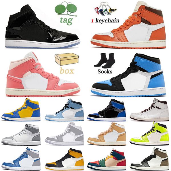 

basketball shoes for men starfish 1s unc toe og lucky green chicago lost and found mid ice blue space jam sport sneakers jumpman 1 universit