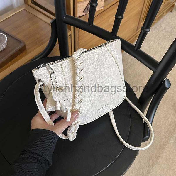 

shoulder bags 2023 new summer popular small bag korean versatile ins texture one shoulder crossbody bag premium saddle bagstylishhandbagssto