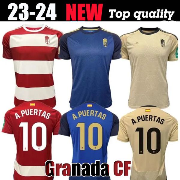

camiseta 2023 2024 granada cf soccer jerseys callejon a.puertas soro uzuni 23 24 granada jesus vallejo shon weissman f.diedhiou c.neva footb, Black;yellow
