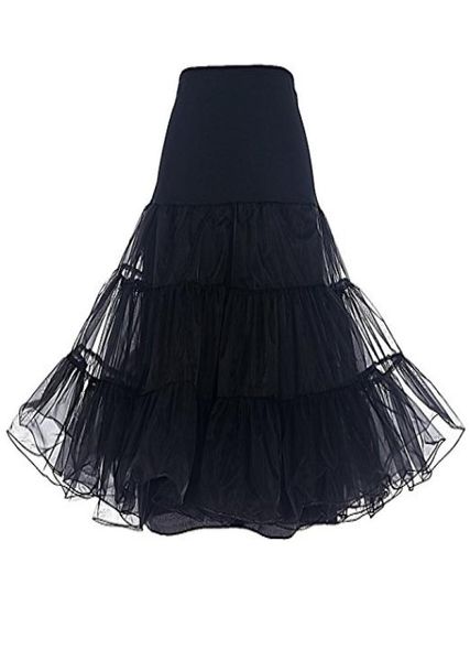 

ball gown tulle short women039s vintage rockabilly petticoat skirt tutu 1950s underskirt bridal accessories 20184926816, White