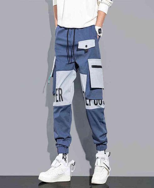 

men cargo pants korean style black jogger casual pants hip hop men clothing streetwear clothing harajuku fashion sweatpants male h2508232