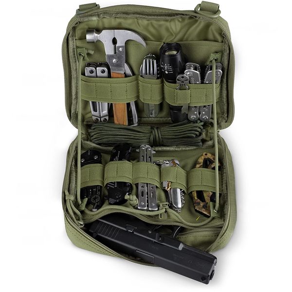 

day packs tactical molle pouch military edc emt first aid bag emergency pack 1000d nylon hunting hiking belt bags waterproof 230807
