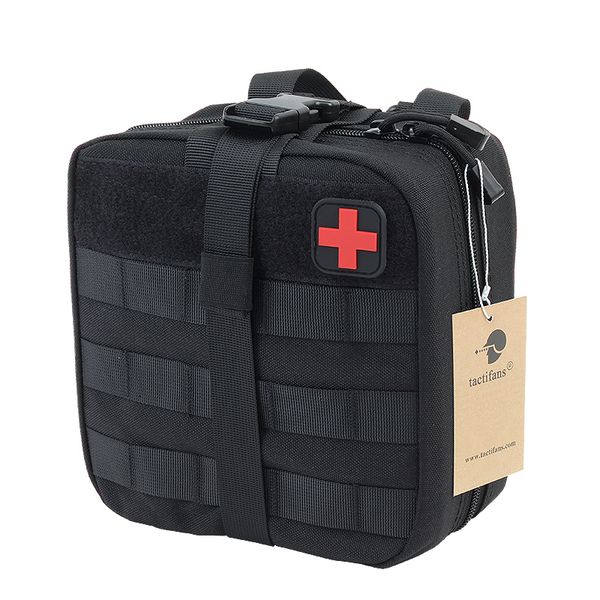 

day packs tactifans first aid pouch patch bag molle hook and loop amphibious tactical kit emt emergency edc ripaway survival ifak 230807