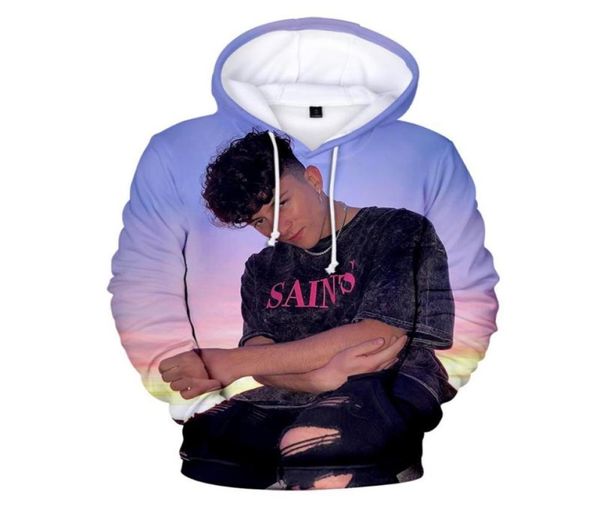 

new tony lopez 3d hoodie sweatshirts men women print internet celebrity autumn hoodies pullover fashion tracksuit 1145088, Black