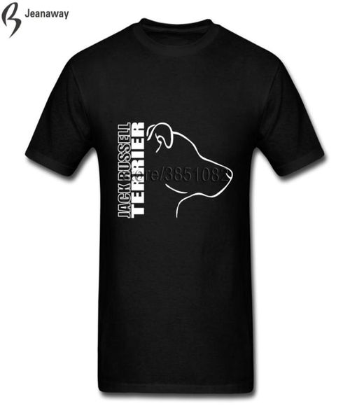 

men039s tshirts spring and summer jack russell terrier men tee shirt short sleeve crewneck cotton fashion design6932761, White;black