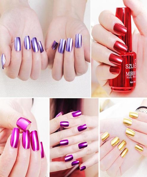 

metallic nail polish magic mirror effect chrome harmless longlasting varnish new product7846312