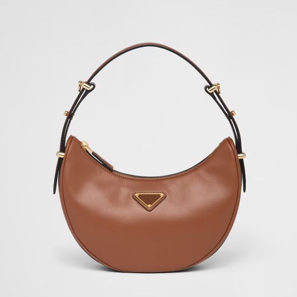 

fashion women luxury designer classic underarm handbag half moon shoulder bag brand leather bag