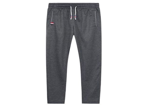 

mens joggers casual pants fitness men sportswear tracksuit bottoms skinny sweatpants trousers gyms jogger track pants 6xl wgck101427729, Black