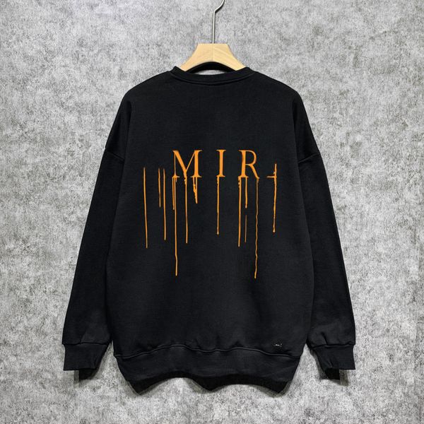 

hoodie men's hoodies sweatershirt ink splash flow paint designers a miri hoodies luxury long sleeve hip hop streetwear hoody hoodies 9, Black