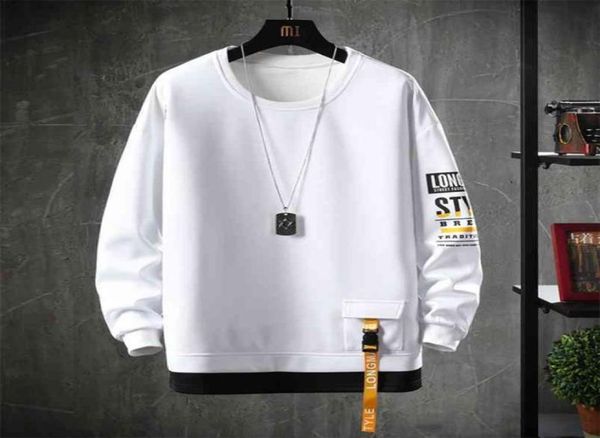 

solid color sweatshirt men harajuku hoodies autumn spring hoody casual hoodie cotton sweatshirts men streetwear clothes 2107309830513, Black