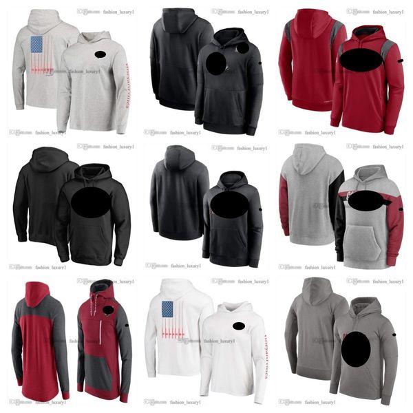 

mens arizona''cardinals''football hoodie hoody sweatshirt sweater cotton pullover brand hoodies fashion sweatshirts loos, Black