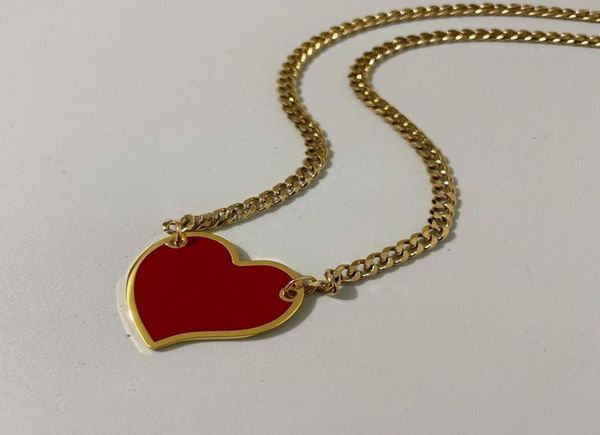 

peach heart necklace designer jewelry womens clover love necklaces mens luxury pearl gold pendants stainless steel silver plated c7088480