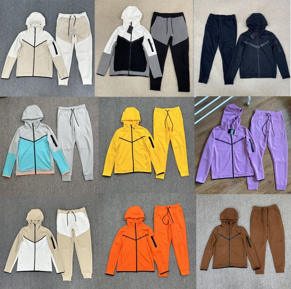 

2pc set mens basketball tracksuit bike suit mens designer tracksuit mens tracksuits tech fleece suit coat trousers sportswear womens pants j, Gray