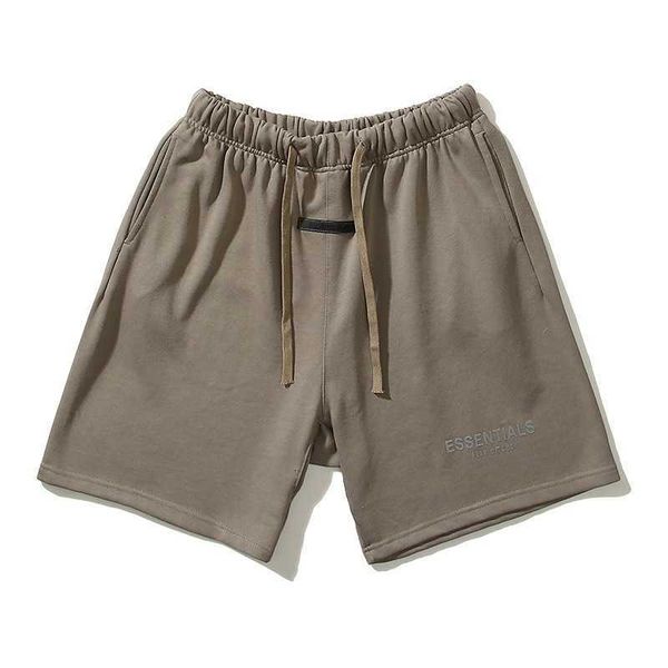 

double line esential black label reflective shorts high street casual summer for men and women, White;black