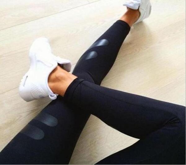 

women039s pants capris sporting leggings clothing for women039s fitness quick dry high waist leggins workout leggings19434095, Black;white
