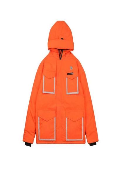

men039s down parkas coats outerwear outdoor tooling owl pie overcomes midlength female couple winter clothes pocket reflective3831762, Black