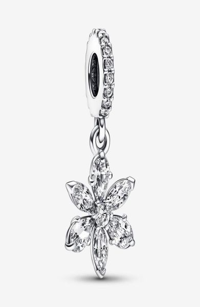 

925 sterling silver sparkling herbarium cluster dangle charms fit original european charm bracelet fashion women halloween jewelry1692225, Bronze;silver
