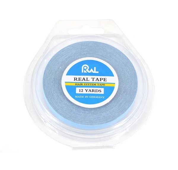 

12yard 08cm blue skin safe strong hold waterproof adhesive tape roll for tapein hair extensions1235693, Black;brown