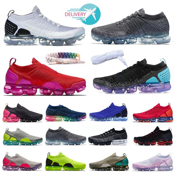 

designer tn plus flynit running shoes fly knit 2.0 men oreo white south beach noble laser gold pink sports sneakers triple white men women t