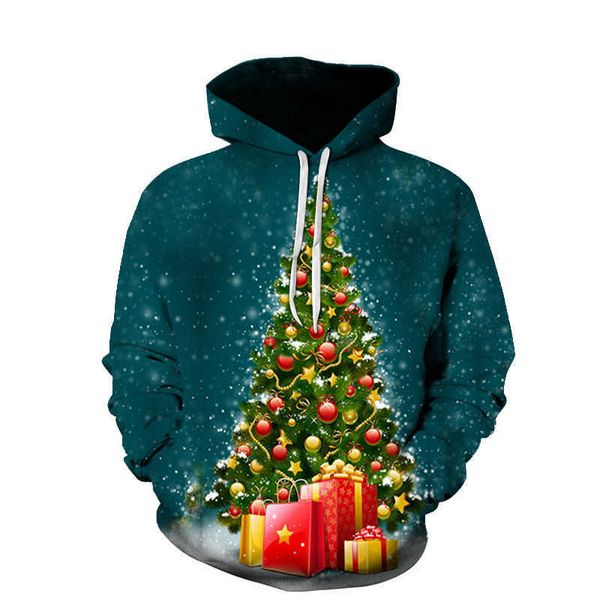 

no brand name couple snowman collection 3d printed hoodie pullover fashion casual sweater, Black