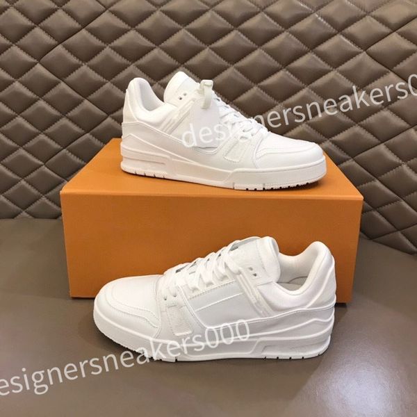 

2023 new luxurys sneaker black white casual shoes bicolor calf leather shoes rubber outsole mens designers sneakers rd0803