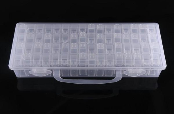 

diamond painting accessories 64 grid container box diy diamond embroidery mosaic tools bead transparent plastic drill storage768559388397, Black