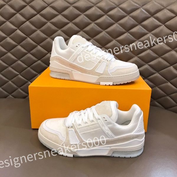

2023 new luxury sneaker black white casual shoes bicolor calf leather shoes rubber outsole mens designers sneakers rd0803