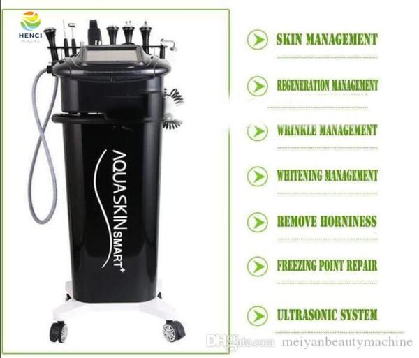 

9 in 1 korea aquaskin pore cleaning hydro facial lifting skin care multifunctional beauty machine for salon1825621, Black;white