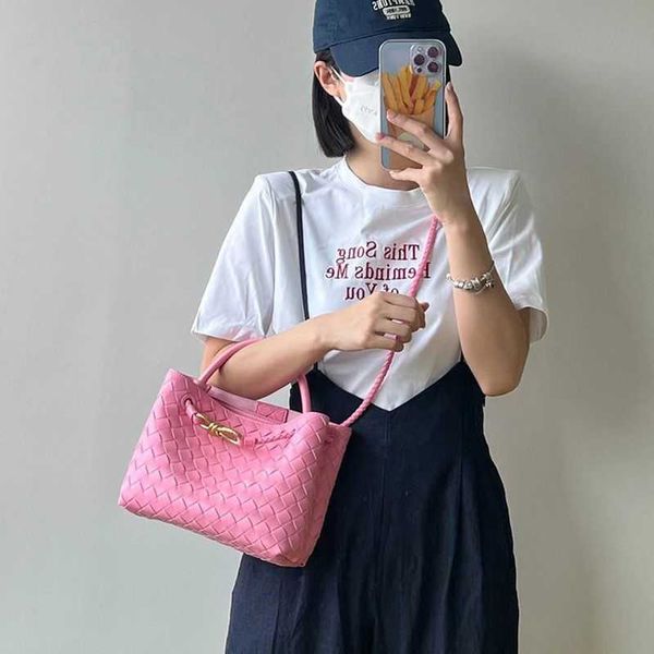 

purse designer high-grade andiamo same bag woven botegas handbag commuting high-capacity tote one shoulder portable cross body women's